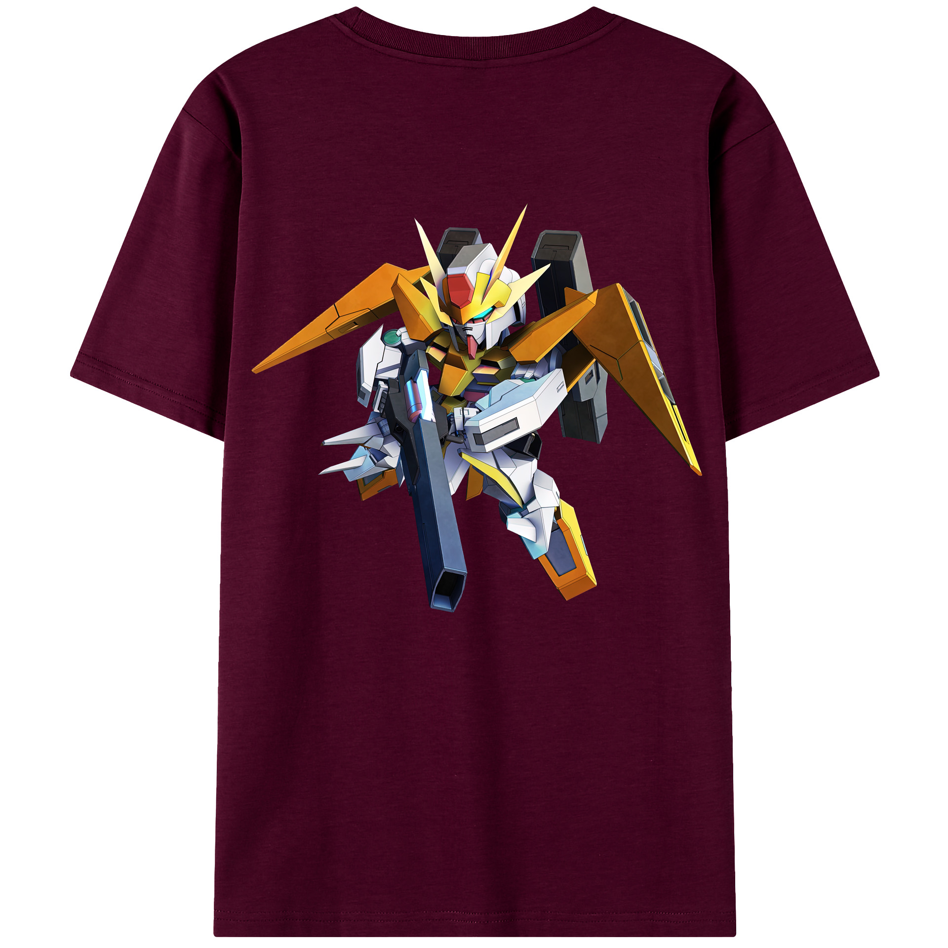 （画像用） 機動戦士ガンダム Mobile Suit Gundam レディース半袖Tシャツ(バックプリント)